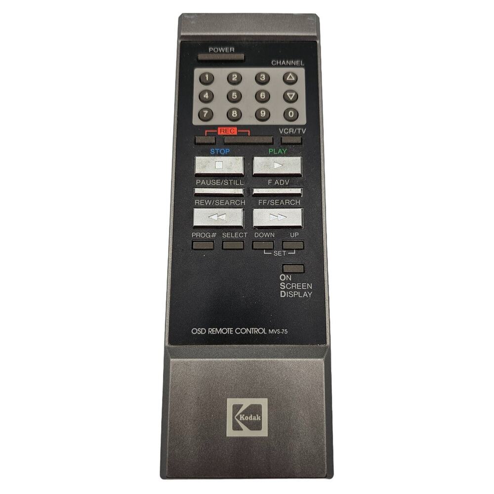 Vintage Kodak MVS-75 OSD Remote Control